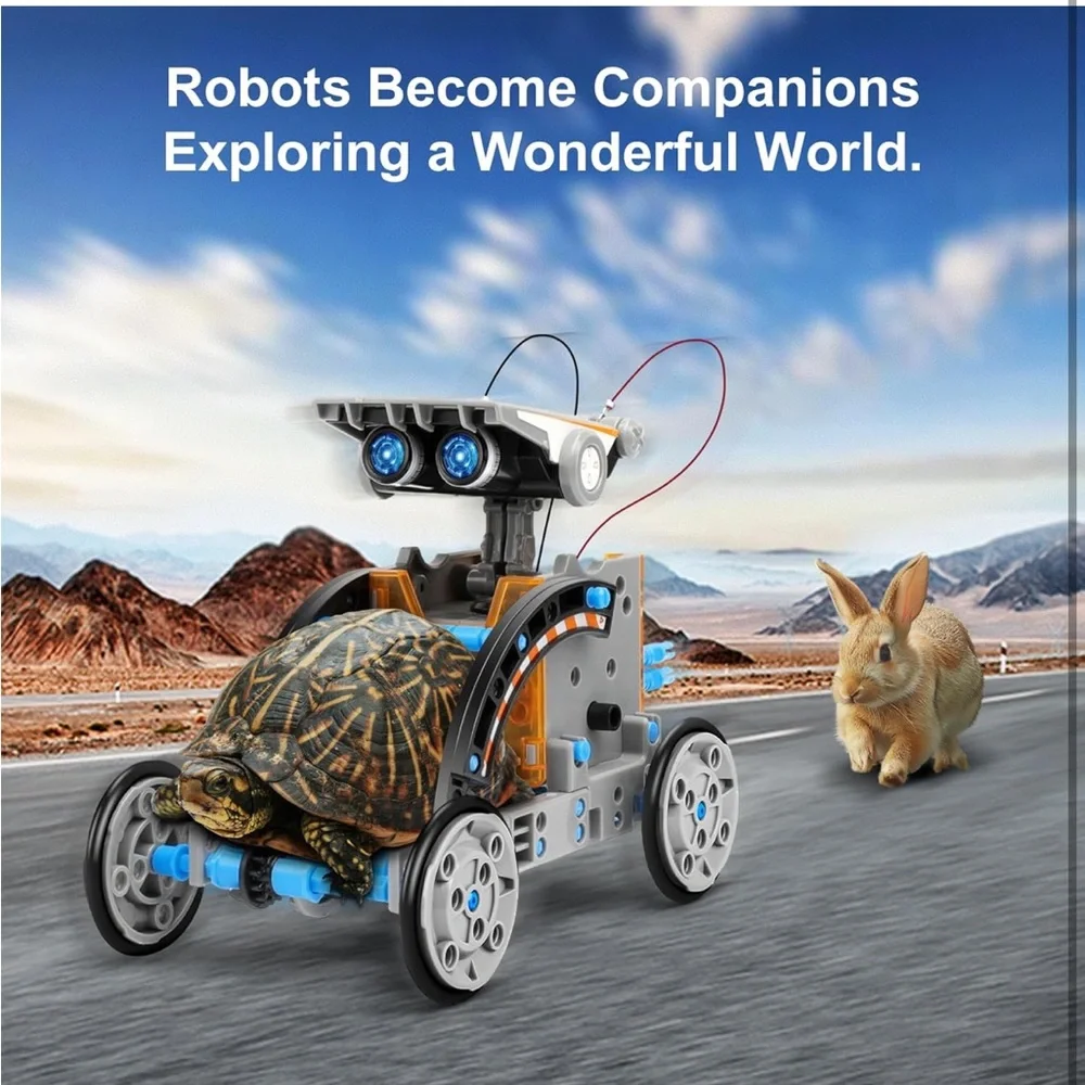 12-in-1 Education‎ Solar Robot Toys -DIY Building Science Experiment Kit